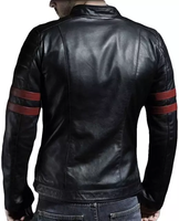Nouvelle arrivée hiver personnalisé manteaux Vintage équitation motard moto hommes Faux cuir vestes