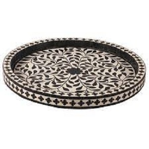 Plateau de service en forme d'os avec incrustation de perles, de haute qualité, Design à la mode, décoration de la maison, de Restaurant d'hôtel - Product Image 1
