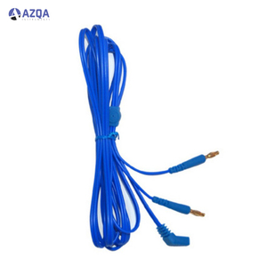 Pinzas bipolares de bayoneta quirúrgica de electrones reutilizables europeas con mango curvo de acero inoxidable incluye características de riego - Product Image 2