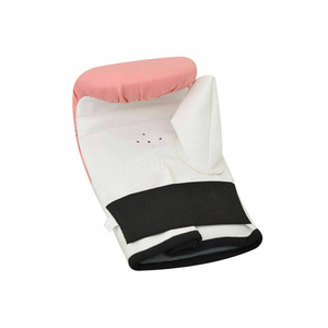 Guantes de boxeo de diseño OEM, Color rosa y blanco, lisos, hechos con cuero de PU, hechos en paquistaní - Product Image 5