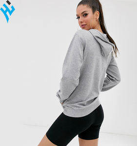 เสื้อฮู้ดลำลองสีพื้นสไตล์ฮิปฮอปสำหรับผู้หญิง,เสื้อฮู้ดลำลองสำหรับฤดูหนาว - Product Image 2