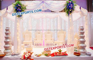 เก้าอี้ Mandap ออกแบบงานแต่งสไตล์ใบไม้,ชุดเก้าอี้ Mandap งานแต่งงานออกแบบพิเศษ - Product Image 3
