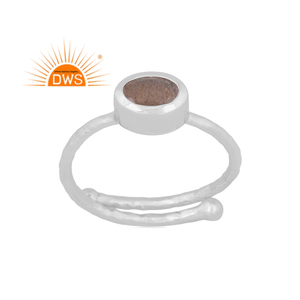 925 Fine Sterling Silver Natural <b>Labradorite</b> Gemstone Stackable <b>Ring</b> Jewelry For Women Gift For Her - Product Image 1