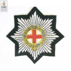 OEM chính Thức Vàng Trắng vàng thỏi Dây Thêu 3D nickel-miễn phí thân thiện với môi cảm thấy vải Blazer phù hiệu các bản vá lỗi đỉnh bán buôn - Product Image 2