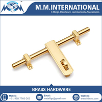 Serrure de porte en laiton de style antique Aldrop