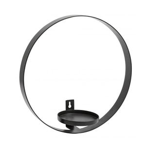 <b>Black</b> Metal Iron Wall Sconces <b>Candle</b> <b>Holder</b> - Product Image 1