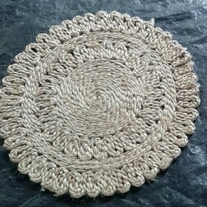 Manteles Individuales de Yute Trenzado Ecológicos de 15 Pulgadas, Cosidos a Mano, de Alta Calidad y Exclusivos, para Decoración de Mesa - Product Image 6
