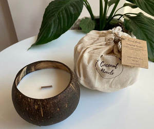 Distributeur de bougies bol de noix de coco naturelle écologique de haute qualité Vietnam - Product Image 5