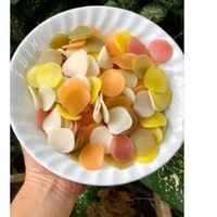 Chips de Camarón Crujientes, Bocadillos de Mariscos Fritos con Sabor a Vegetales, Empaque a Granel de 10 kg