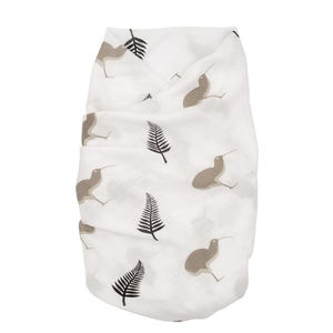 Factory Custom Solid Color Plain Organic Cotton Baby Muslin Swaddle <b>Blanket</b> Baby Wraps - Product Image 1