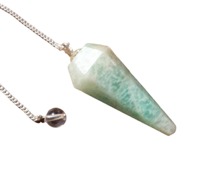 ขายดีที่สุด Amazonite คริสตัลลูกตุ้มสวยงาม Dowsing เครื่องมือสำหรับการรักษาพลังงานขายส่งของขวัญที่สมบูรณ์แบบสำหรับการปฏิบัติทางจิตวิญญาณ - Product Image 2