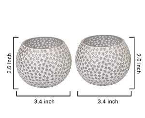 Handmade New Mosaic <b>Glass</b> Tealight <b>Candle</b> <b>Holders</b> Best Quality Indoor and Outdoor Home Decorations for Christmas - Product Image 3