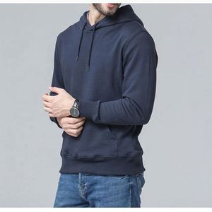 Custom <b>Hoodie</b> Pull over Sweatshirt High Quality Long Sleeves Hoodies Men Blank <b>Black</b> Cotton <b>Plain</b> Hoodies - Product Image 2