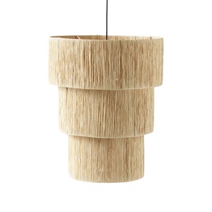 Plafonnier Vietrustic artisanal traditionnel rustique écologique en jute et jacinthe d'eau pour éclairage intérieur - Product Image 2