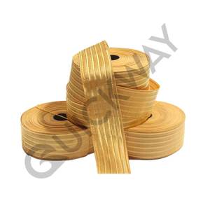 Tresse en tissu doré sur mesure coupe la dentelle meilleure tresse en dentelle fabrication en vrac couleur or personnalisée - Product Image 2