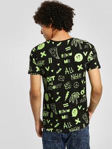 OEM Youth T-Shirt Designer Printed Tee Knitted Front Eco-Friendly Breathable Comfortable Short Sleeve <b>Drop</b> Shoulder Plus Size - Product Image 4