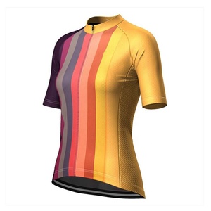 Maillot de cyclisme pour femmes, hiver et automne, manches courtes, séchage rapide, respirant, anti-UV, grande taille, t-shirts extensibles actifs - Product Image 3
