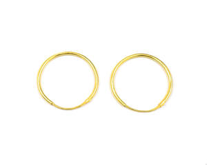 Boucles d'oreilles Bali en argent Sterling 925 et plaqué or, Design Unique, pour femmes - Product Image 2