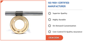 Top Sale High Quality Industrial Grade <b>Worm</b> & <b>Worm</b> Wheel Gear fromTrusted Manufacturer - Product Image 2