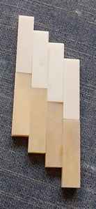 Plaques d'os naturelles écologiques sur mesure dans des tons blancs avec style ange pour sculpter et fabriquer des verres - Product Image 3