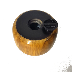 Aluminum <b>Candle</b> Votive Urn Wood Finished Round Shape Rare Aluminum Metal Cremation Urn for <b>Memorial</b> Ashes Wholesale - Product Image 5