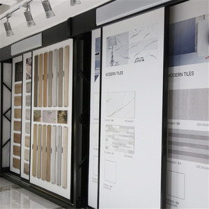 Bán Buôn Đá Hoa Cương Và Đá Cẩm Thạch Hiển Thị Đứng Chất Lượng Tốt Kim Loại Bằng Gỗ Trang Trí Gạch Gốm Hiển Thị Rack - Product Image 4