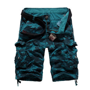 Pantalones cortos de algodón de alta calidad para hombre, Shorts Cargo con múltiples bolsillos, venta al por mayor - Product Image 1