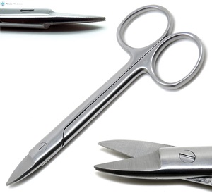 Tijeras de corona Corte de alambre curvo recto Ortodoncia dental Instrumentos quirúrgicos dentales - Product Image 3