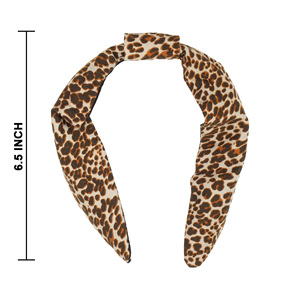 Diadema de satén con estampado Floral de alta calidad para mujer, nudo Vintage, tela Multicolor cubierta, accesorios para el cabello, tocado Vintage con lazo - Product Image 6