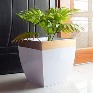 Garden Planters for Outdoor/Indoor Plants Bucket With Handle <b>Square</b> <b>Large</b> Planters and Pots - Product Image 6