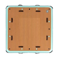 Plate forme gonflable flottante, équipement de Sports aquatiques, pour bateau, mer, natation, Jet d'eau, bouée à Air