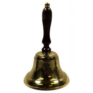 Cloche de Noël polie dorée et brillante Forme ronde créative Décoration en métal Cloche de Noël à main à un prix abordable - Product Image 2