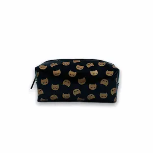 PU cute cat pattern cosmetic bag pouch bag