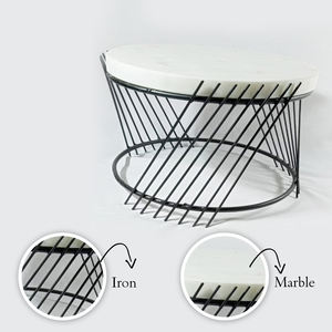 Soporte de pastel negro de estilo Ins de 10 pulgadas de la mejor calidad, nuevo diseño de mármol blanco directamente de herramientas de pastel de Metal hechas en fábrica India - Product Image 3