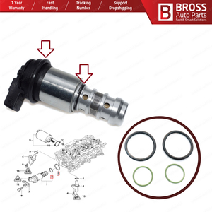 Joint torique de vanne solénoïde Vanos BSP1039 11367506178 11367546379 pour N40 N42 N46 N45 Pièces automobiles Bross Fabriqué en Turquie - Product Image 5