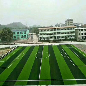 Meisen Hierba Artificial de <span class=keywords><strong>PE</strong></span> Verde Duradera 40mm 50mm para Parque al Aire Libre Jardín Escuela Fútbol Padel Tenis Parque Infantil Deportes Césped - Product Image 1