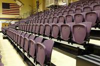 Siège de stade en métal JUYI BLM-4708, prix d'usine, tribune rétractable en plastique, tribune portable CE, siège de stade OEM