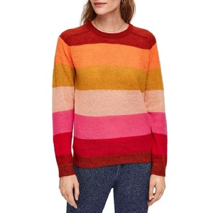 เสื้อสเวตเตอร์แขนยาวผู้หญิง ดีไซน์ใหม่ล่าสุด ลายพิมพ์ลำลอง ระบายอากาศได้ดี ตกแต่งกระดุม เหมาะสำหรับส่งออก - Product Image 3