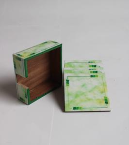 Posavasos de mármol hecho a mano y madera, ecológico, de alto acabado, para uso doméstico, Hotel y restaurante - Product Image 6