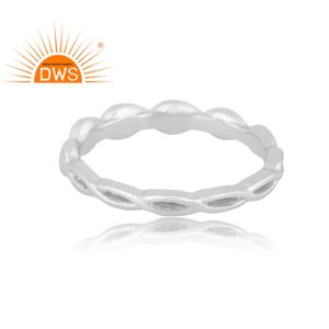 แหวนวงแหวนสำหรับผู้หญิงดีไซน์โดดเด่นทำด้วยมือผู้ผลิตเครื่องประดับแฟชั่น - Product Image 3