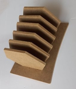 Posavasos de MDF para utensilios de cocina y encimera de mesa Decorar vidrio de agua Posavasos de MDF con soporte para la venta - Product Image 5