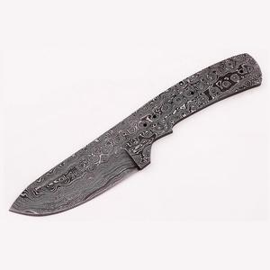 Cuchillos de forja de acero de Damasco personalizados, las últimas cuchillas de diseño industrial en blanco con soporte OEM para bricolaje - Product Image 1