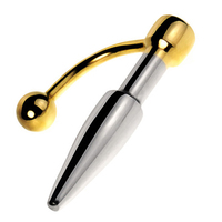 Golden Boy IRISCO Dilatateur urétral en acier inoxydable chirurgical, Plug pénien, Baguette Prince, Jouets sexuels, Équipement de bondage, Conception de couleur personnalisée