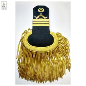 Épaulettes impériales faites à la main OEM, franges et tresses en fil d'or, garniture décorative en fil d'or, accessoire d'uniforme, vente en gros - Product Image 2