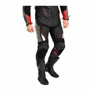 PANTALON DE MOTO CORDURA DE QUALITÉ SUPÉRIEURE COULEUR PERSONNALISÉE CONCEPTION NOIR ROUGE LES DEUX MIX PRIX RAISONNABLE - Product Image 1