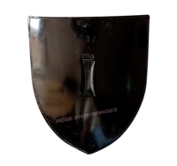 Nuevo acero escalar Quantum Crusader Battle Shield Iron Medieval Armor con Cross Theme Combat Listo para Halloween