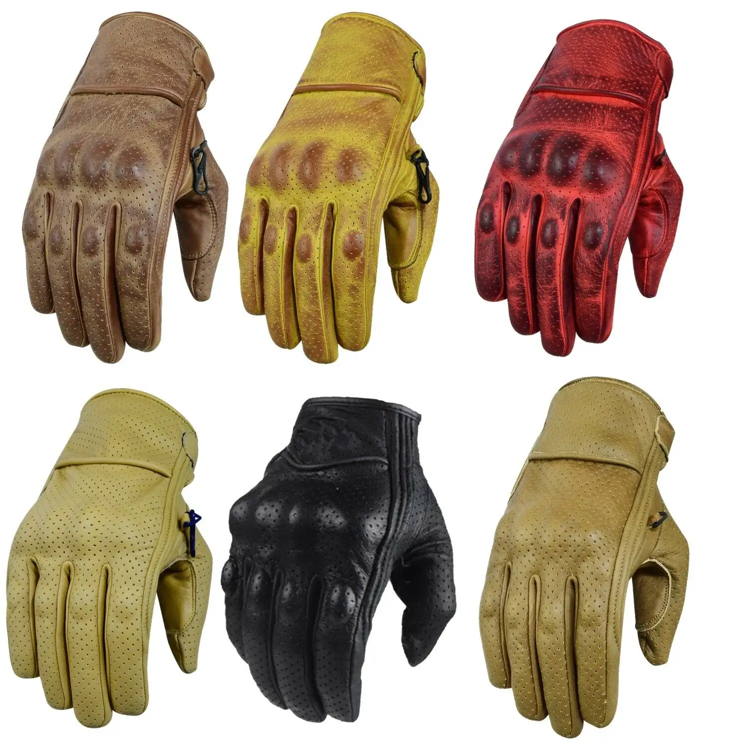 Gants de cyclisme anti-dérapants pour moto, 1 paire, protection anti-choc, Durable, complet doigt, nouveau design