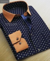 Excelente Projeto Primavera temporada 2 Ply Camisas de Algodão para homens a partir de Steve & James