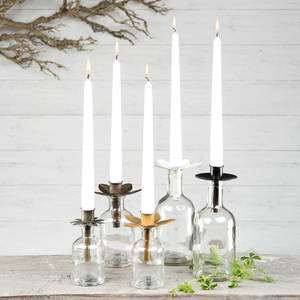 Bougeoir en verre transparent, accessoire de décoration de noël, couvercle de Table à usage Festive - Product Image 2