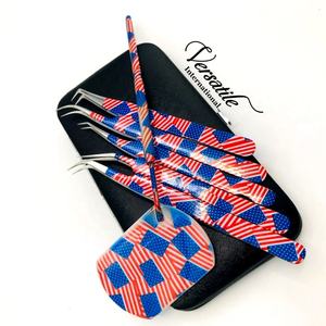 แหนบต่อขนตาแบบปลายแหลมเคลือบด้วยกระดาษแหนบต่อขนตาแบบคงทนทำจากสเตนเลสแบบญี่ปุ่นโลโก้ตามสั่ง - Product Image 5